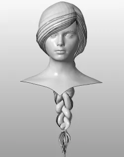 Makehuman bust female