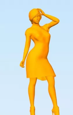 Makehuman posed female