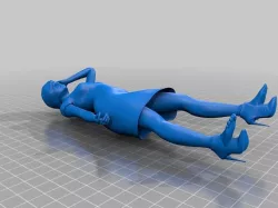 Makehuman Unedited female posed