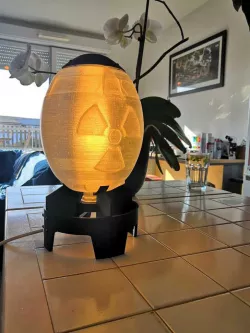 Mini nuke lamp from Fallout (for E14 bulb)