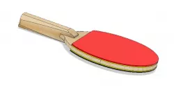 Multi-material Ping Pong Paddle