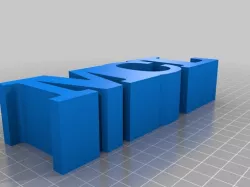 My Customized 3 Letters in a Row MCL