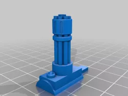 Octotube Machine gun for Duncan Shadow MKII AFV Turret Tank