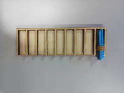 peignes unités dizaines centaines pour apprentissage numération lasercut