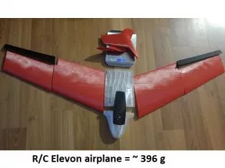 R/C Elevon airplane