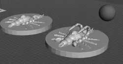 ROBOTECH Inherit the Stars RRT STRATEGY Game Piece Invid Regent Lander and Troop carrier (inorganic or Inbit)