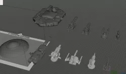 ROBOTECH Inherit the Stars Tirol Empire Independant Colonies Fleets RRT Strategy GAME PIECES set1