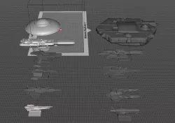 ROBOTECH Inherit the Stars Tirol Empire Independant Colonies Fleets RRT Strategy GAME PIECES set2