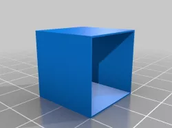 Thin wall test cube