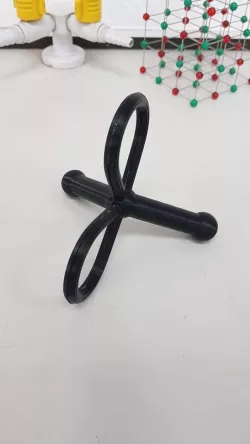 V-shaped/bent molecular model