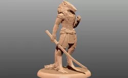 Wolf Samurai - Tabletop Miniature