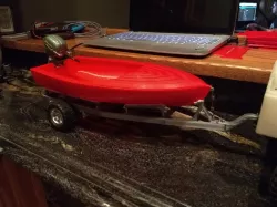 1/10 RC Boat and Trailer