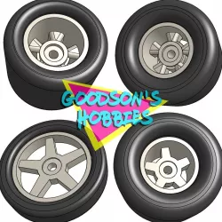 1:64 Wheels 06-08 "Hot Rod" Style