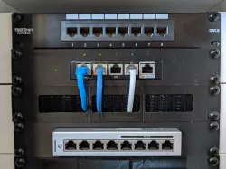 10" Brush Panel 1U for Server Rack