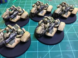 28 mm Heresy Attack Bike Sidecar - Cowl variant