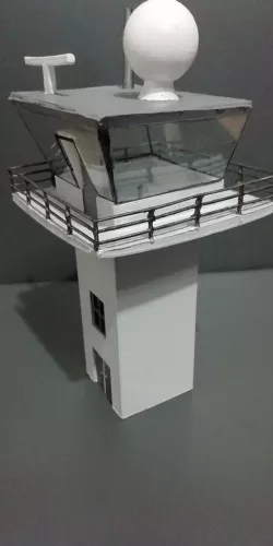 Airport control tower 1/72 (with solidworks files)
