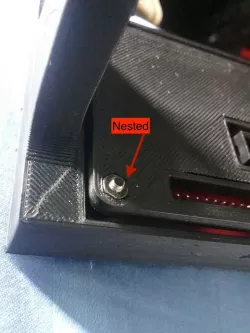 Anet A8 Nested LCD Backplate
