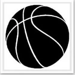 Basketball Stencil