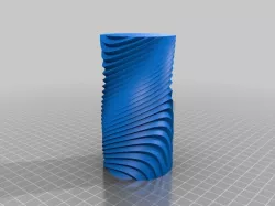 butefu twisted slot vase