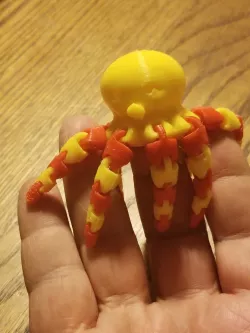 Cute Mini Octopus for two color printer