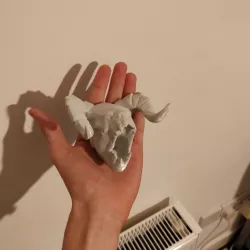 Deathclaw Head - Fully 3D Printable