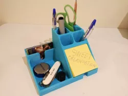 Desk organiser - Post it notes, business cards, pens etc