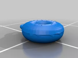 donut keychain