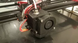 E3D V6 mount for Tronxy X5S with quick and easy printhead exchange system