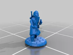 elf wielding an axe