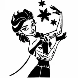 Elsa stencil 2