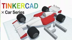 F1 Racing Car with Tinkercad
