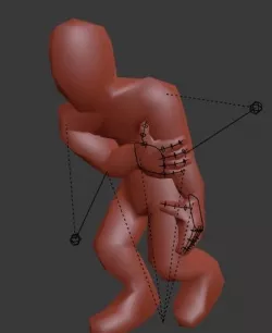 Human dummy - wounded arm