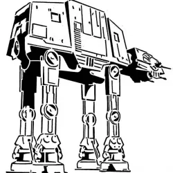 Imperial Walker stencil