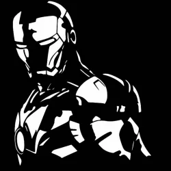 Iron Man stencil 3