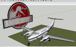 Jurassic Park 3 Plane