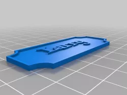 Larry Customized Nameplate
