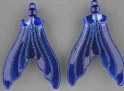 Mermaid Earrings - gift - Koi Fish /'On Such a Full Sea'/decoration/jewelry/wedding/gifts/Earings/Earring