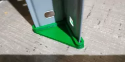 metal shelving leg cap
