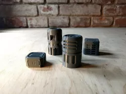 Miniature tank barrels and box for DnD - Collection n.1