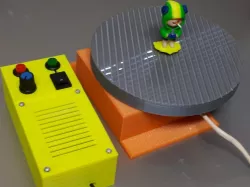 Motorized Turntable for spray painting