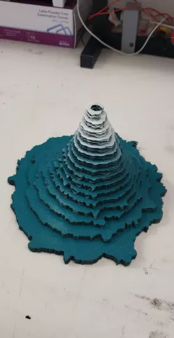 Mt Yotei Japan mountain volcano Model 
