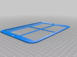 My Customized , 3D Printable Keyguard for Grid-based, Free-form, and Hybrid AAC Apps on Tablets