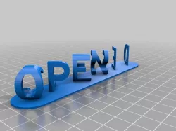 My Customized Dual Letter Blocks Illusion