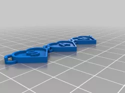 My Customized Heart chain with text