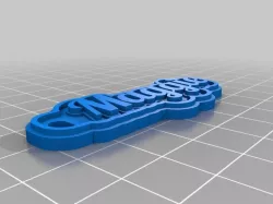 My Customized Multiline Tag or Keychain