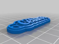 My Customized Multiline Tag or Keychain