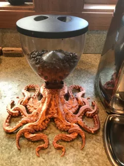 Octopus Coffee Bean Hopper Stand