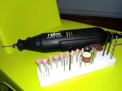 Organizer for mini drill type Dremel case / Organizador para mini taladro tipo Dremel