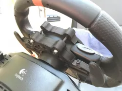 Paddle shifter spring plate for DFGT Driving Force GT (for the model:   Shifting paddles for Logitech Driving Force GT steering wheel by Mape )