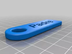 Padre' Key Chain